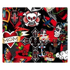 Graffiti Tatoo Skate Art Boom Two Sides Premium Plush Fleece Blanket (small) by Bedest