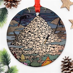 Gunter God Adventure Aventura Time Round Ornament (two Sides) by Bedest