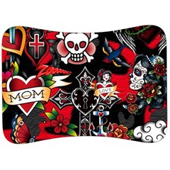 Graffiti Tatoo Skate Art Boom Velour Seat Head Rest Cushion by Bedest