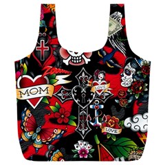 Graffiti Tatoo Skate Art Boom Full Print Recycle Bag (xxxl) by Bedest