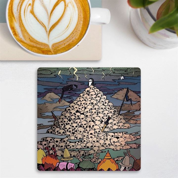 Gunter God Adventure Aventura Time UV Print Square Tile Coaster 