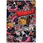 Stickerbomb Crazy Graffiti Graphite Monster A4 Acrylic Clipboard Back