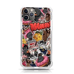 Stickerbomb Crazy Graffiti Graphite Monster Iphone 11 Pro 5 8 Inch Tpu Uv Print Case by Bedest