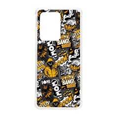 Boom Bang Art Crazy Drawing Graffiti Hello Retro Sayings Yellow Samsung Galaxy S20 Ultra 6 9 Inch Tpu Uv Case by Bedest