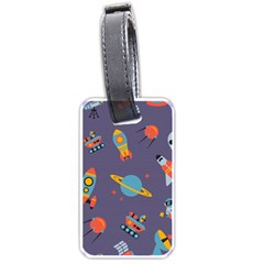 Space Seamless Patterns Luggage Tag (one Side)