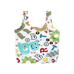 Seamless Pattern Vector With Funny Robots Cartoon Full Print Recycle Bag (s) by Hannah976