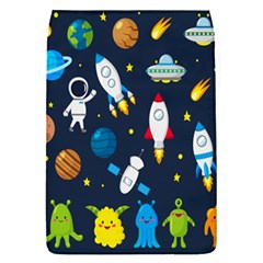 Big Set Cute Astronauts Space Planets Stars Aliens Rockets Ufo Constellations Satellite Moon Rover V Removable Flap Cover (s)