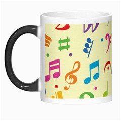 Seamless Pattern Musical Note Doodle Symbol Morph Mug by Hannah976