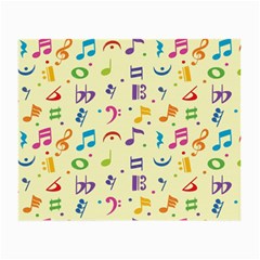 Seamless Pattern Musical Note Doodle Symbol Small Glasses Cloth by Hannah976