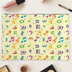 Seamless Pattern Musical Note Doodle Symbol Cosmetic Bag (xxl) by Hannah976