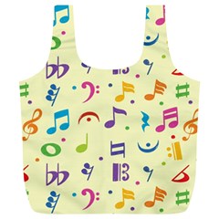 Seamless Pattern Musical Note Doodle Symbol Full Print Recycle Bag (xl) by Hannah976