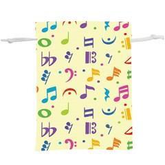 Seamless Pattern Musical Note Doodle Symbol Lightweight Drawstring Pouch (xl) by Hannah976