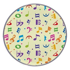 Seamless Pattern Musical Note Doodle Symbol Wireless Fast Charger(white) by Hannah976