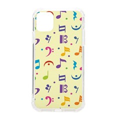 Seamless Pattern Musical Note Doodle Symbol Iphone 11 Tpu Uv Print Case by Hannah976