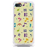 Seamless Pattern Musical Note Doodle Symbol iPhone SE Front