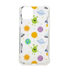 Seamless Pattern Cartoon Space Planets Isolated White Background Iphone 11 Pro 5 8 Inch Tpu Uv Print Case