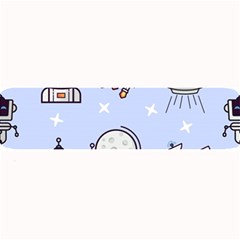 Seamless Pattern With Space Theme Large Bar Mat by Hannah976