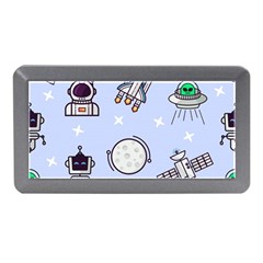 Seamless Pattern With Space Theme Memory Card Reader (mini) by Hannah976