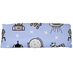 Seamless Pattern With Space Theme Body Pillow Case Dakimakura (two Sides) by Hannah976