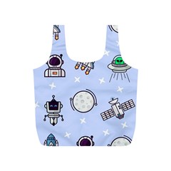 Seamless Pattern With Space Theme Full Print Recycle Bag (s) by Hannah976