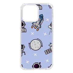 Seamless Pattern With Space Theme Iphone 14 Pro Max Tpu Uv Print Case by Hannah976