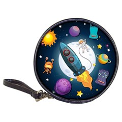 Spaceship Astronaut Space Classic 20-cd Wallets by Hannah976