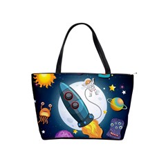 Spaceship Astronaut Space Classic Shoulder Handbag by Hannah976