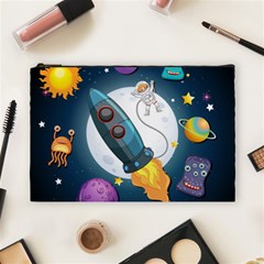 Spaceship Astronaut Space Cosmetic Bag (large) by Hannah976