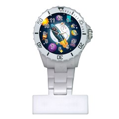 Spaceship Astronaut Space Plastic Nurses Watch by Hannah976