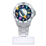 Spaceship Astronaut Space Plastic Nurses Watch Front