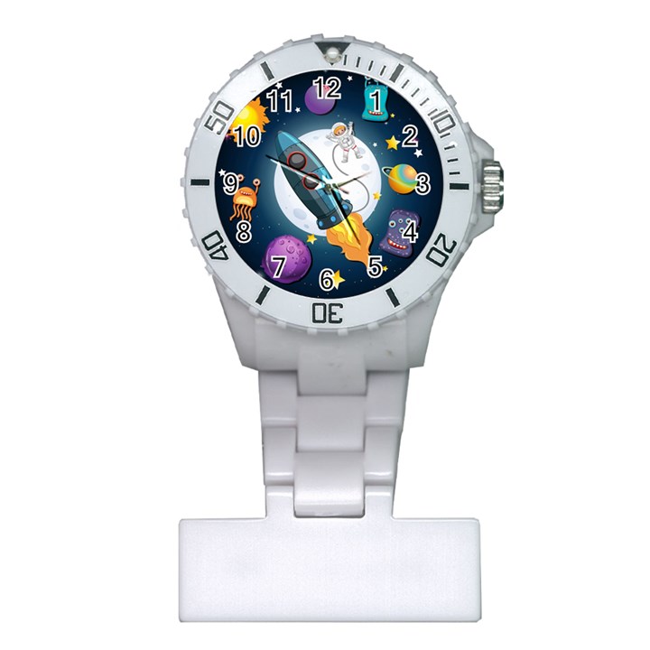 Spaceship Astronaut Space Plastic Nurses Watch