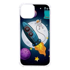 Spaceship Astronaut Space Iphone 13 Tpu Uv Print Case by Hannah976