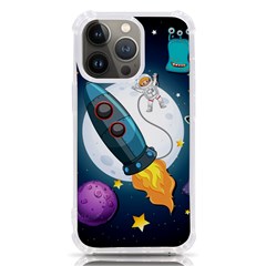 Spaceship Astronaut Space Iphone 13 Pro Tpu Uv Print Case by Hannah976