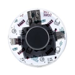 Music Themed Doodle Seamless Background On-the-go Memory Card Reader