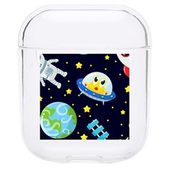 Space Seamless Pattern Illustration Hard Pc Airpods 1/2 Case by Hannah976