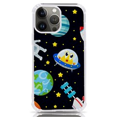 Space Seamless Pattern Illustration Iphone 13 Pro Max Tpu Uv Print Case by Hannah976