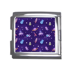 Space Seamless Pattern Mega Link Italian Charm (18mm) by Hannah976