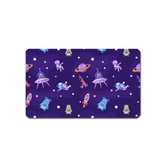 Space Seamless Pattern Magnet (name Card) by Hannah976