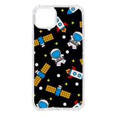 Seamless Adventure Space Vector Pattern Background Iphone 14 Plus Tpu Uv Print Case by Hannah976