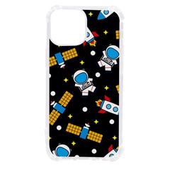 Seamless Adventure Space Vector Pattern Background Iphone 13 Mini Tpu Uv Print Case by Hannah976