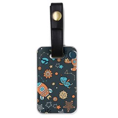 Space Seamless Pattern Art Luggage Tag (one Side) by Hannah976