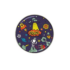 Vector Flat Space Design Background Hat Clip Ball Marker by Hannah976