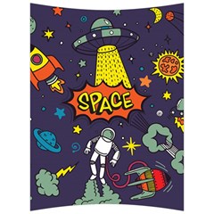 Vector Flat Space Design Background Back Support Cushion by Hannah976