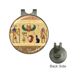 Egypt Horizontal Illustration Hat Clips With Golf Markers by Hannah976