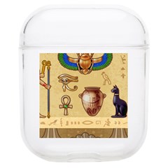 Egypt Horizontal Illustration Soft Tpu Airpods 1/2 Case by Hannah976