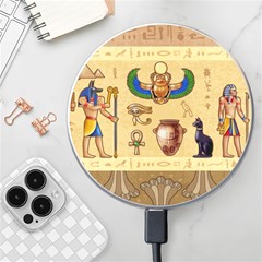 Egypt Horizontal Illustration Wireless Fast Charger(white) by Hannah976