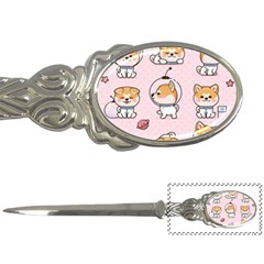 Set Kawaii Smile Japanese Dog Akita Inu Cartoon Letter Opener by Hannah976