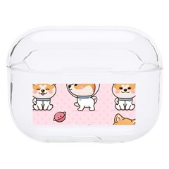 Set Kawaii Smile Japanese Dog Akita Inu Cartoon Hard Pc Airpods Pro Case by Hannah976