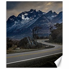 Highway Crossing Andes Moutains, Tierra Del Fuego, Argentina Canvas 20  X 24  by dflcprintsclothing