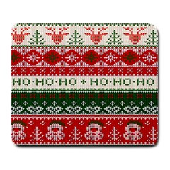 Ugly Sweater Merry Christmas  Large Mousepad by artworkshop